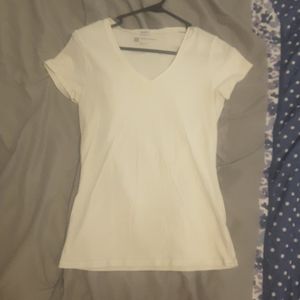 Women's Gap short sleeve white size medium top